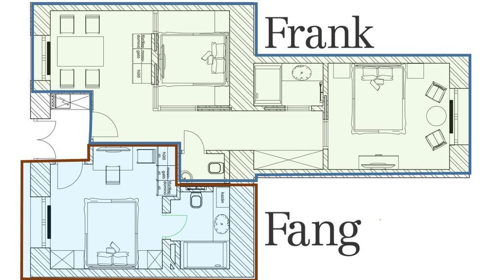 Frank & Fang Apartments Budapest Exteriör bild